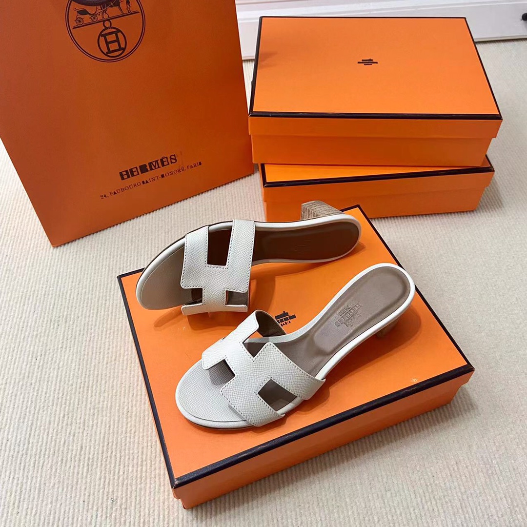 에르메스 올수공 오아시스 슬리퍼 샌들 앱송 39